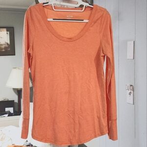5/20New Mossimo L, Coral/Peach long sleeve Tee